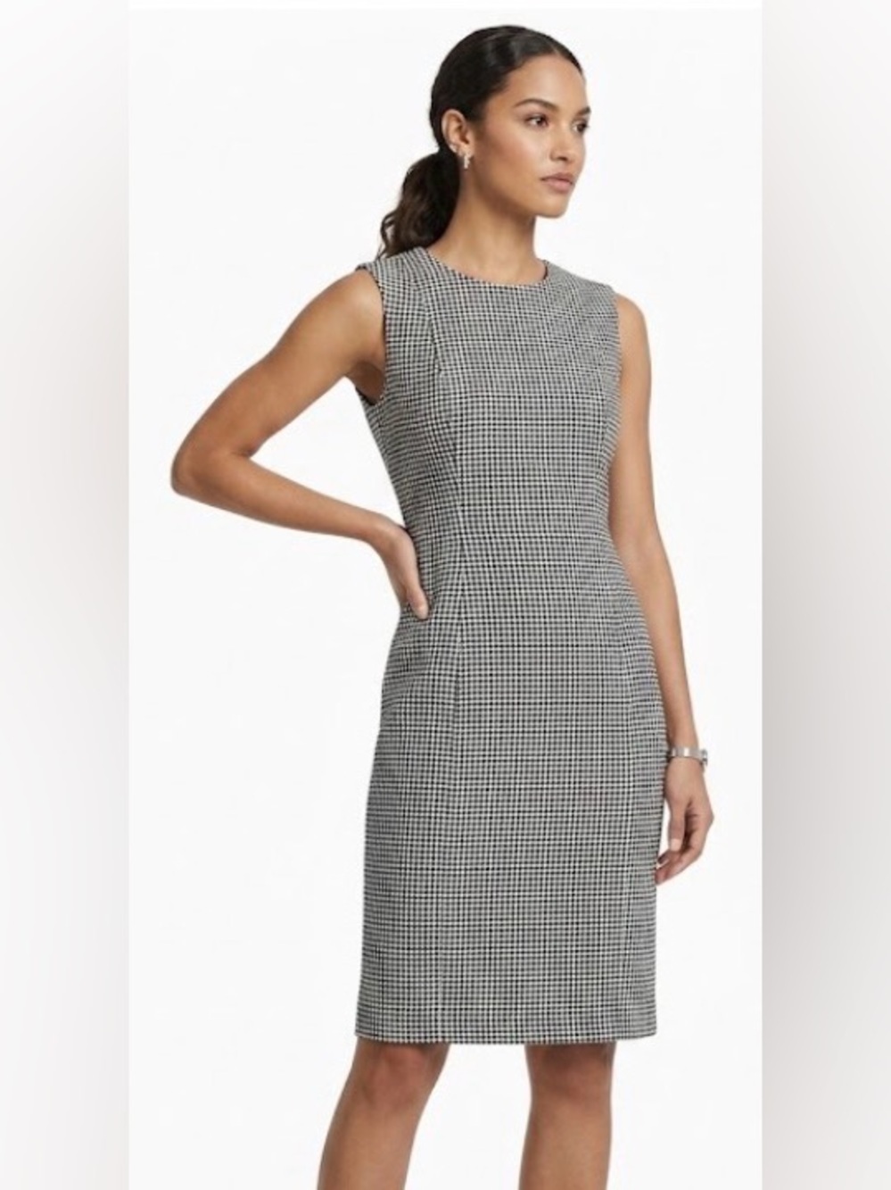 Calvin Klein Black and White Dress